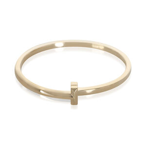 Tiffany & Co. Yellow Gold Tiffany T T1 Narrow Hinged Bracelet